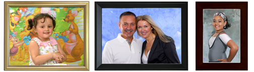 studio photo framing sample